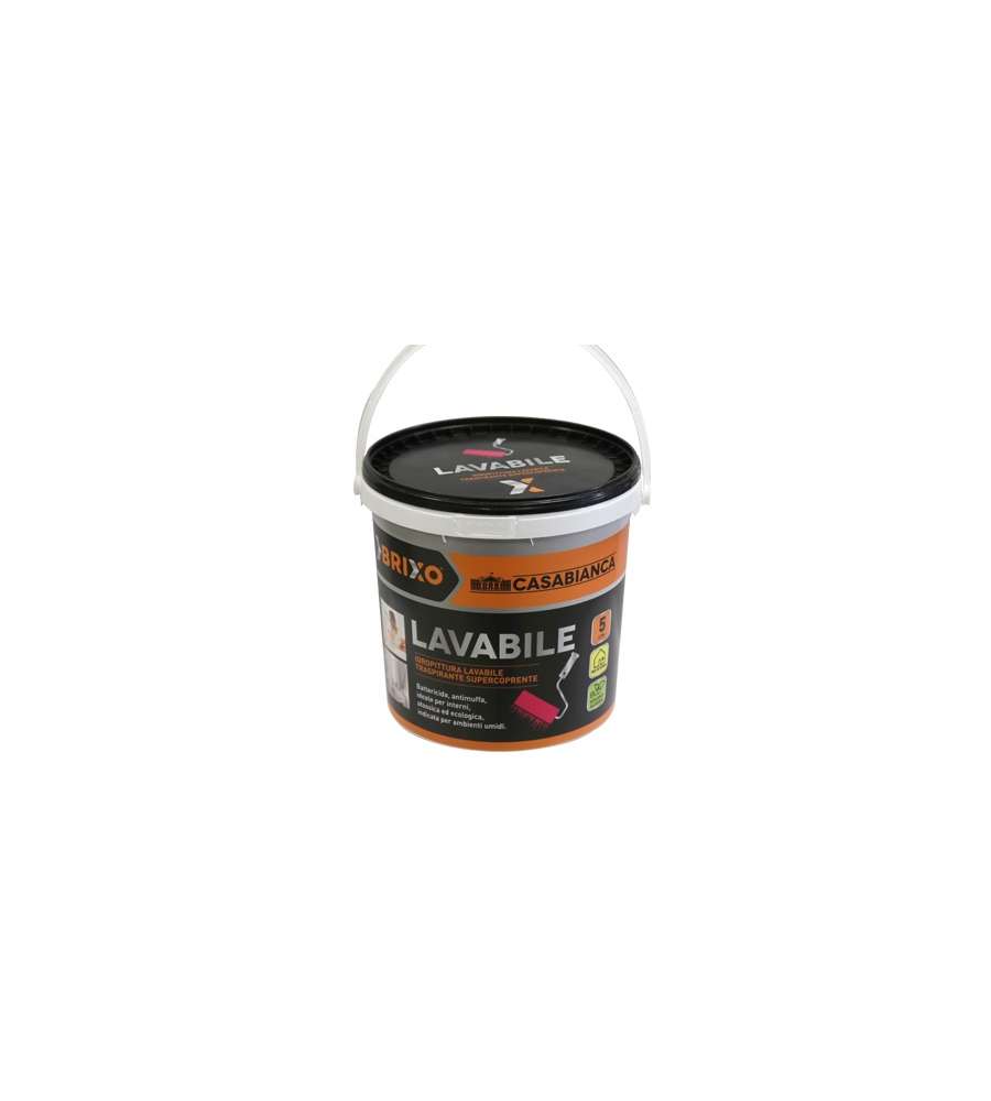 Brixo Casabianca Idropittura Lavabile Lt. 5
