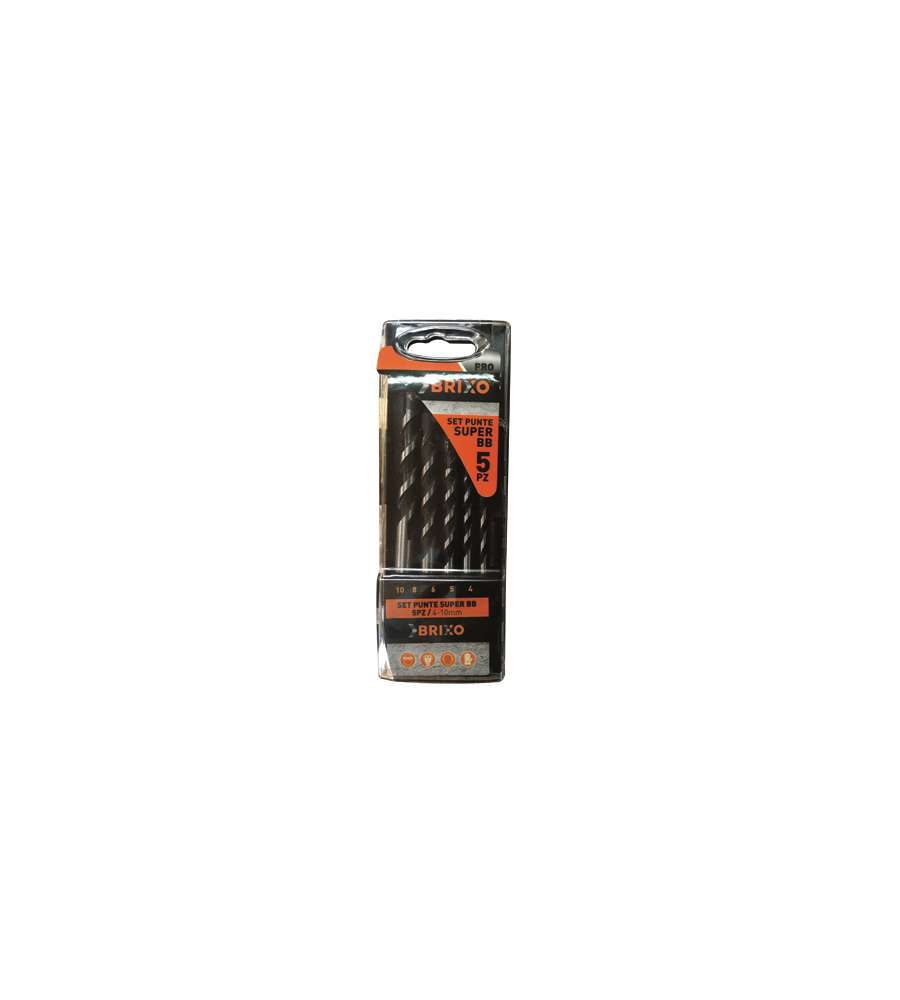 Set Punte Brixo Super Bb 4-10Mm Pz.5