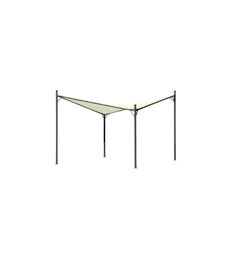 Gazebo Acciaio Alicante 3,5X3,5Mt