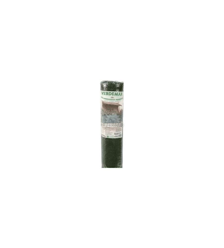 Verdemax Rete Frangivista Ombreggiante 90% Verde Scuro 2x10 m