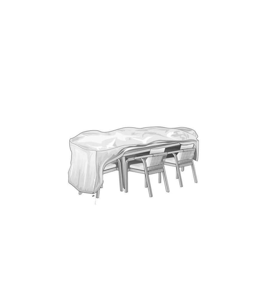 TELO RETTANG.TAVOLO-SEDIE SPECIAL Protezione Impermeabile 110x240x80 cm