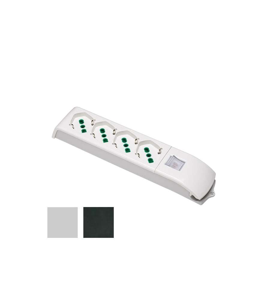 Multipresa 4X2Pt Sk Int No Cavo B  Fido 410120 Fme