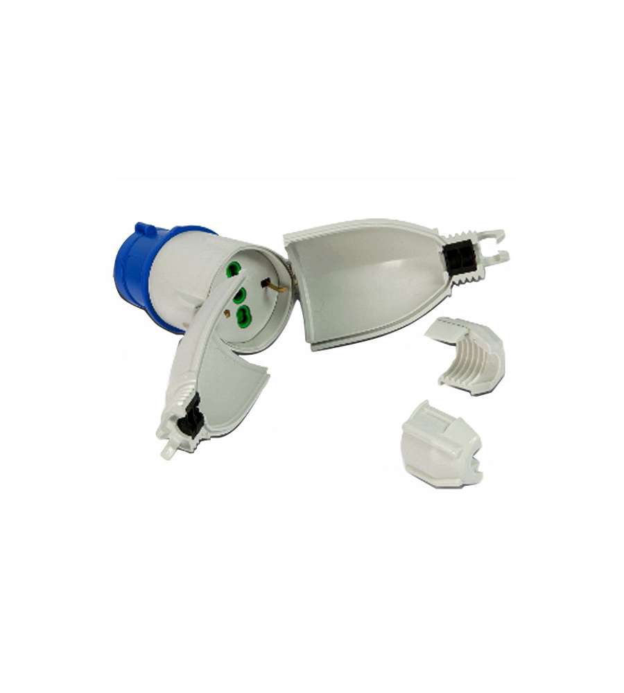 Adattatore Spina Cee Presa Schuko Protezione Ip441