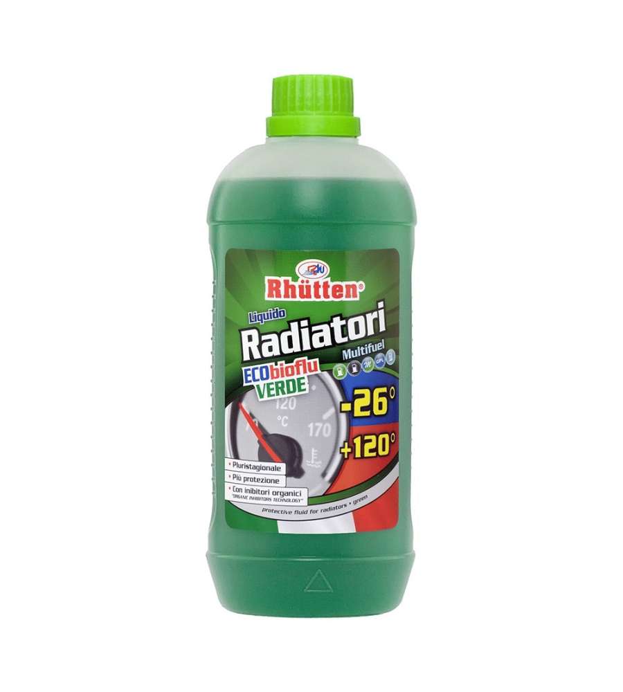 Rh�tten Liquido Radiatori Antigelo Verde -26�C 1L Protezione Alluminio