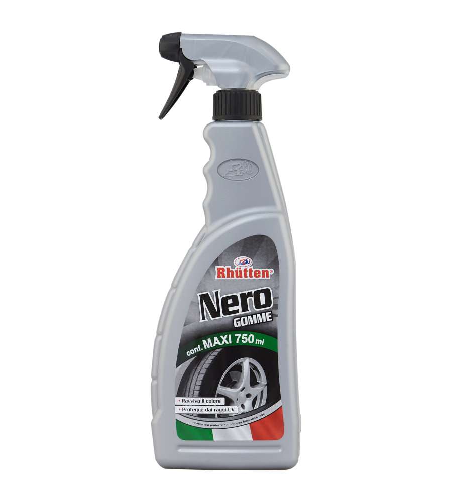 NERO GOMME 750ml - Rhütten - Prodotti per​ per auto, moto, casa e