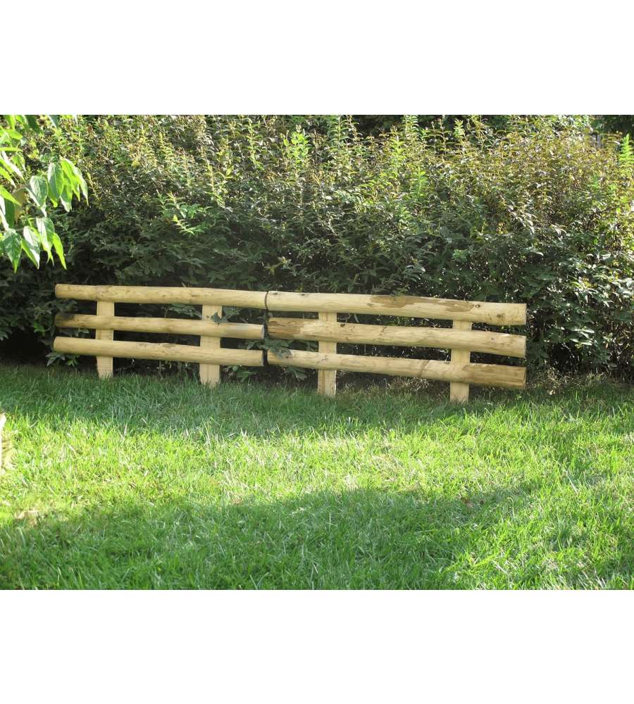 Alce Mini Recinzione Circe 2pz in Legno di Castagno 100xH30/50 cm