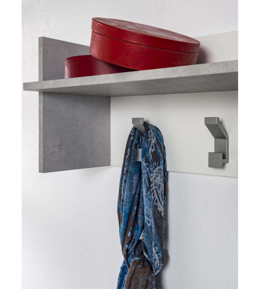 Tangkula Appendiabiti In Legno 191,8 Cm Con 12 Ganci E Portaombrelli - Colore Grigio, Stile Classico