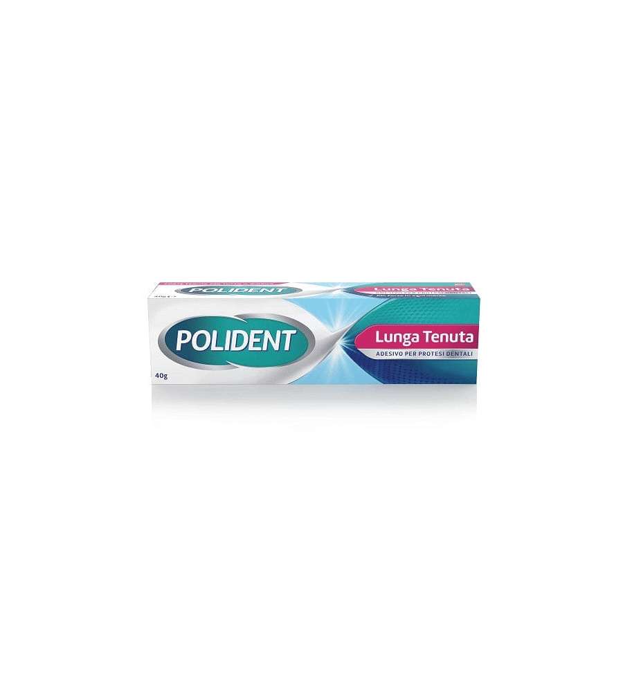 Polident Adesivo per Protesi Dentale Lunga Tenuta 40 g Gusto Menta Delicata