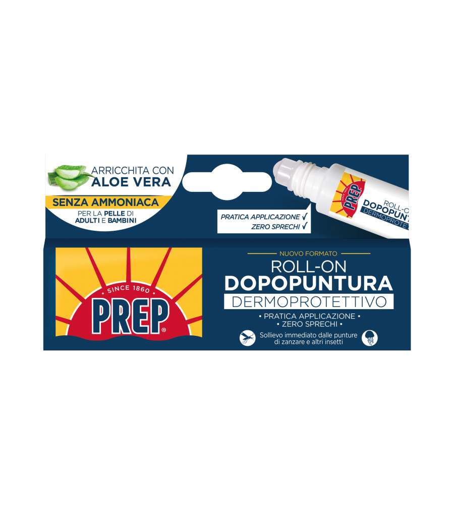 PREP Penna Roll-On Dopopuntura 15ml - Sollievo Prurito Zanzara - Unisex