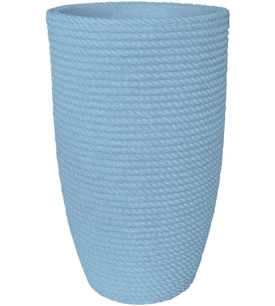 Portavaso Bali 41x70 cm Colore Polvere - Portavaso Decorativo Effetto Corda per Interni ed Esterni