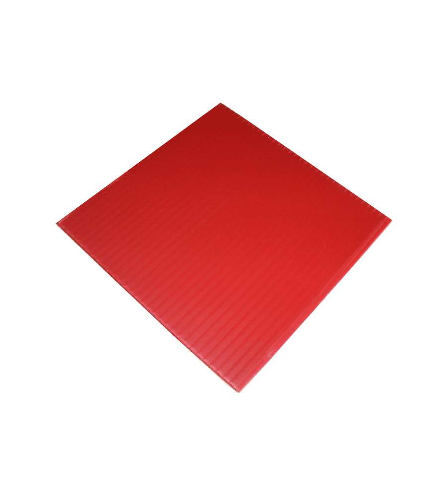 Lastra polionda polipropilene rosso 100x200 cm spessore 2,5 mm