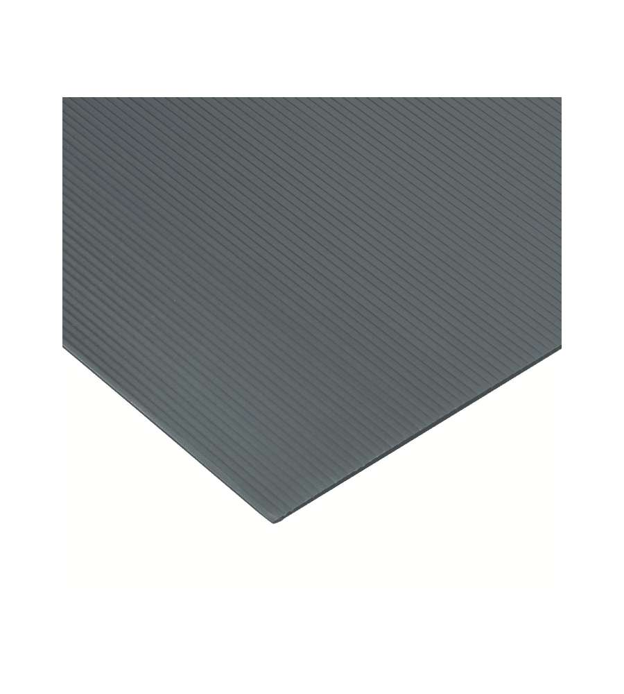Vetronova Lastra polionda polipropilene grigio 100x200 cm spessore 2,5 mm