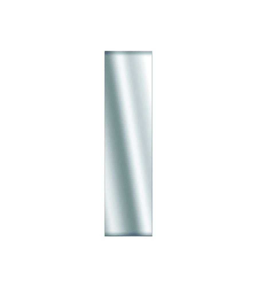 Vetronova Specchio 33x125 cm Grigio in Polistirene Finitura a Specchio