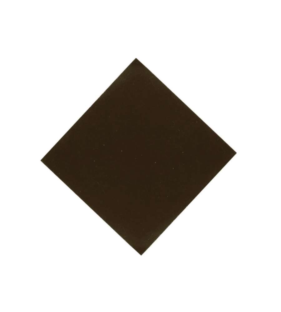 Vetronova Vetro sintetico liscio nero 100x100 cm spessore 5 mm