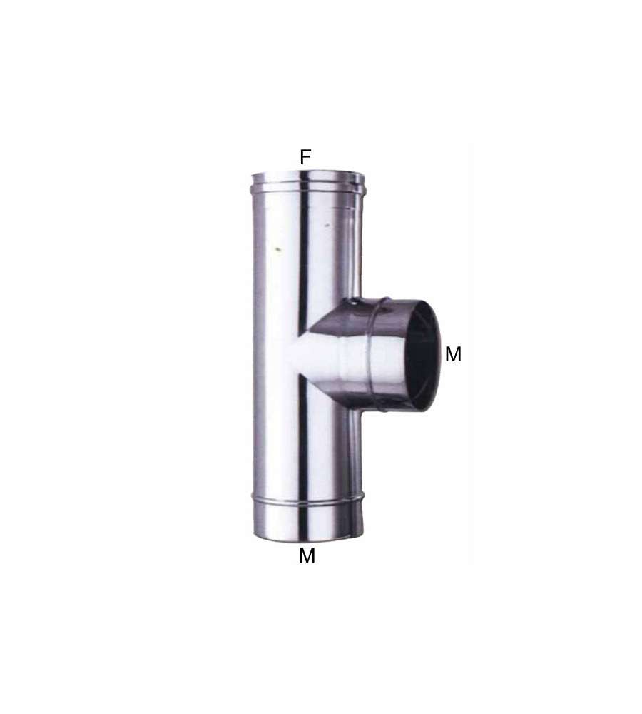 Gomito T Inox 12 Laterale M Ala