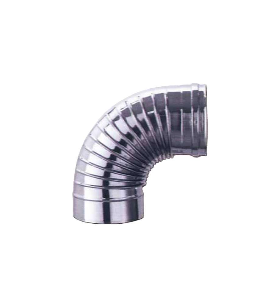 Gomito Inox 90 8 cm Ala