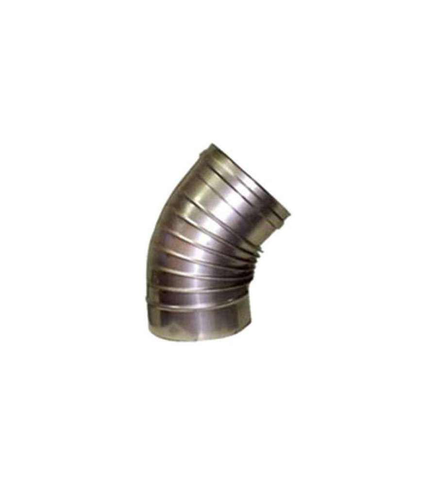 Gomito Inox 45 10 cm Ala