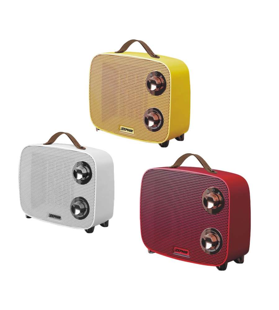 Zephir Termoventilatore Ceramico - 750W - 1500W - Colori Assortiti