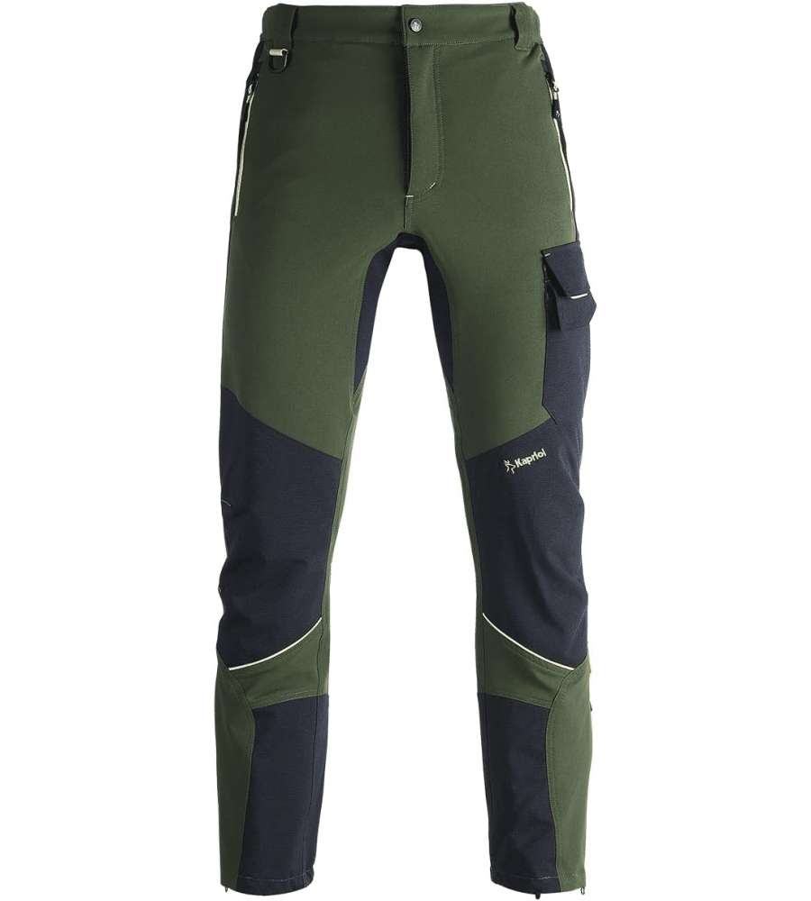 Kapriol Pantaloni Dynamic Jardinero Verde/Nero XL Professionali Comfort