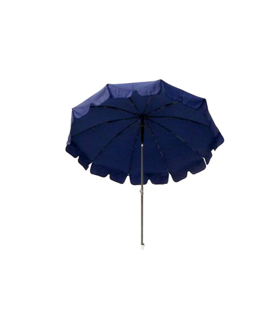Ombrellone acciaio blu
