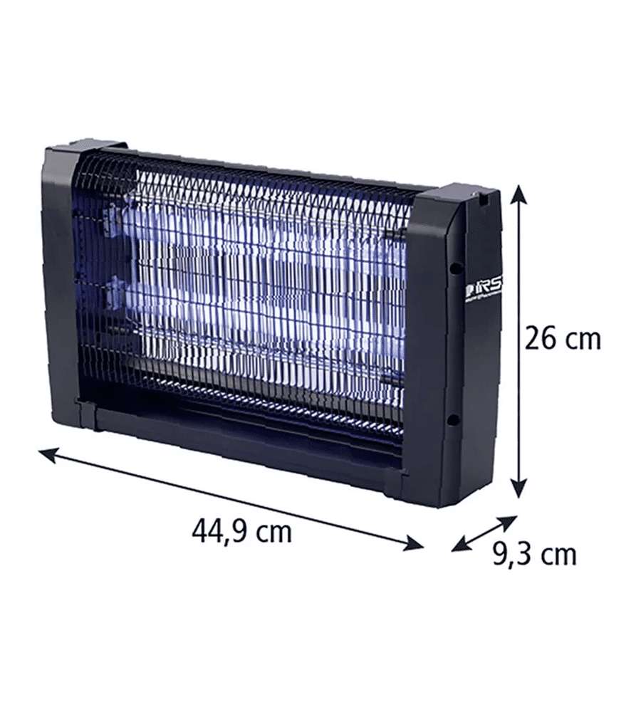 I.R.S. Zanzariera Elettrica 20W Nera per Ambienti Fino a 80 m�