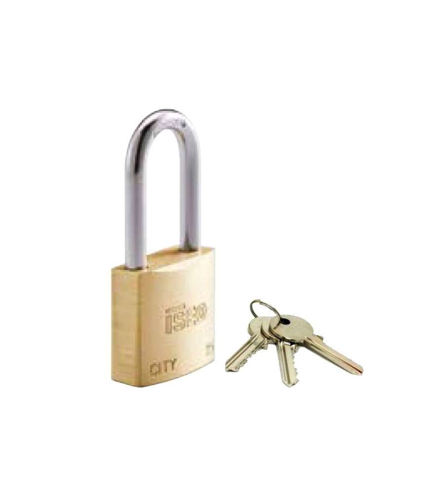Lucchetto Ottone Mm 25 Arco Medio Ka City Iseo
