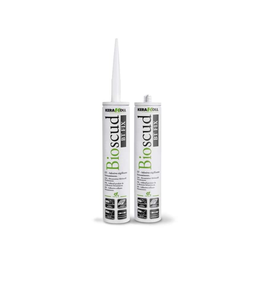 Kerakoll Sigillante Impermeabile Bioscud BT FIX 300ml - Bituminoso Tixotropico