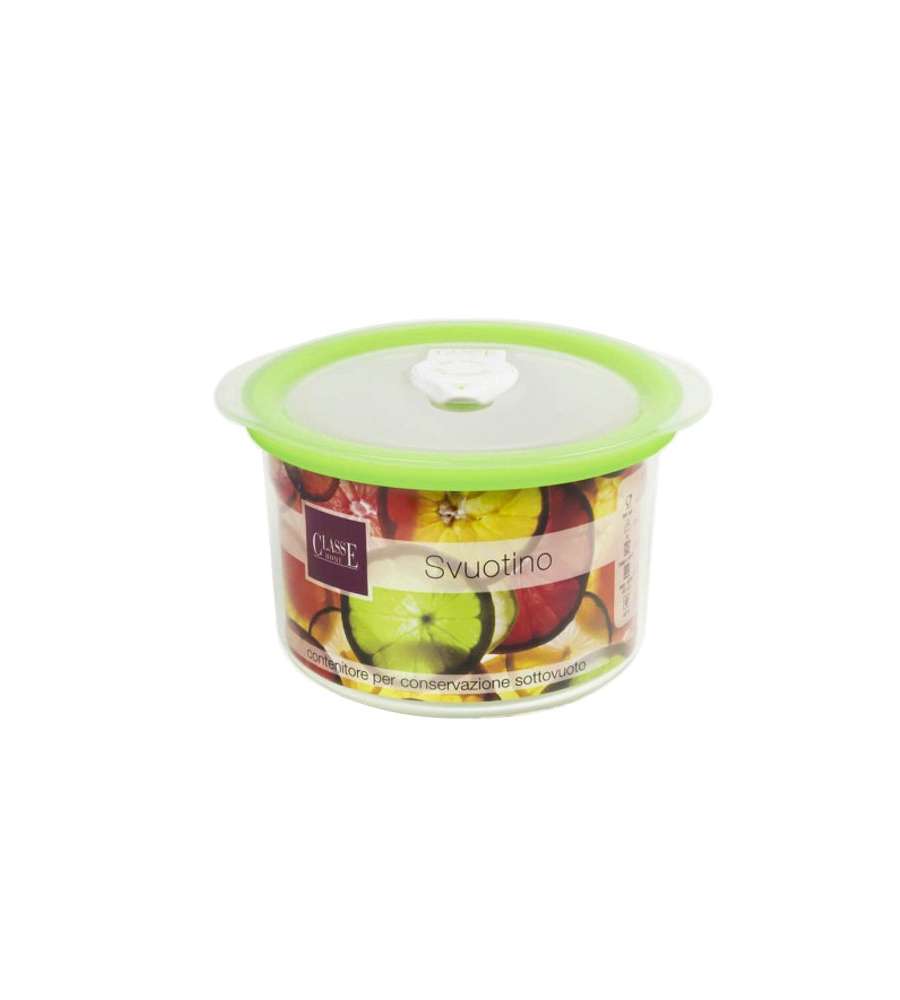 Contenitori per sottovuoto rigidi. Valvola brevettata per il collegamento  al tubo aspirante - Rigid containers - Récipients rigides - Feste behalter  - Contenedores rigidos - Recipientes rigidos. - Buste sottovuoto per carni