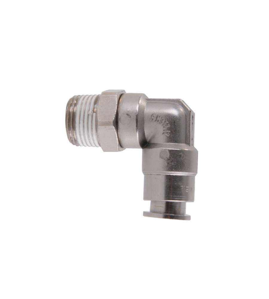 Raccordo Tubo in Rilsan Angolare Girevole 50Cg  8X1/4 Aut   Ani
