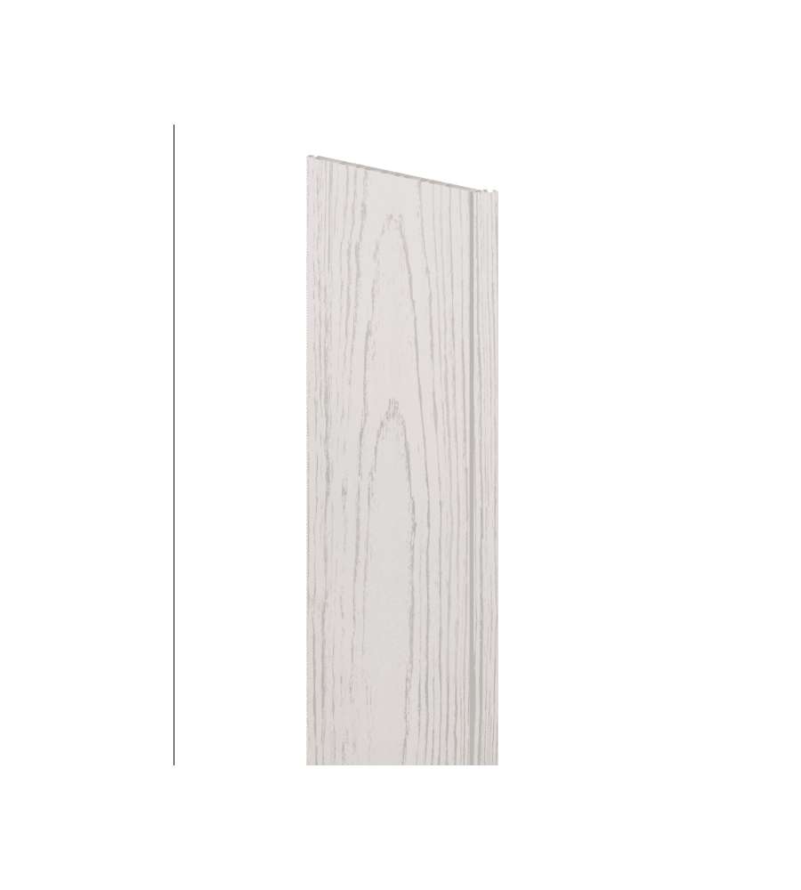 Forte Pannello Aggiuntivo Porta Soffietto PVC Pino Bianco 17,5 cm