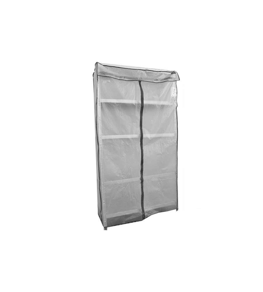 Copertura Impermeabile Per Scaffale – Tessuto Oxford 600D, Con Cerniera, Nero, Dimensioni 121.9 X 45.7 X 183 Cm (LxPxA), Protezione Da Polvere E Agenti Atmosferici