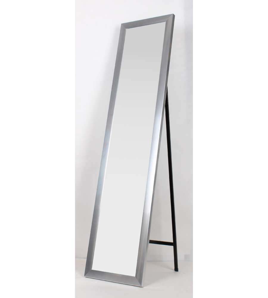 Specchio Con Cornice Silver 150 x 30 cm