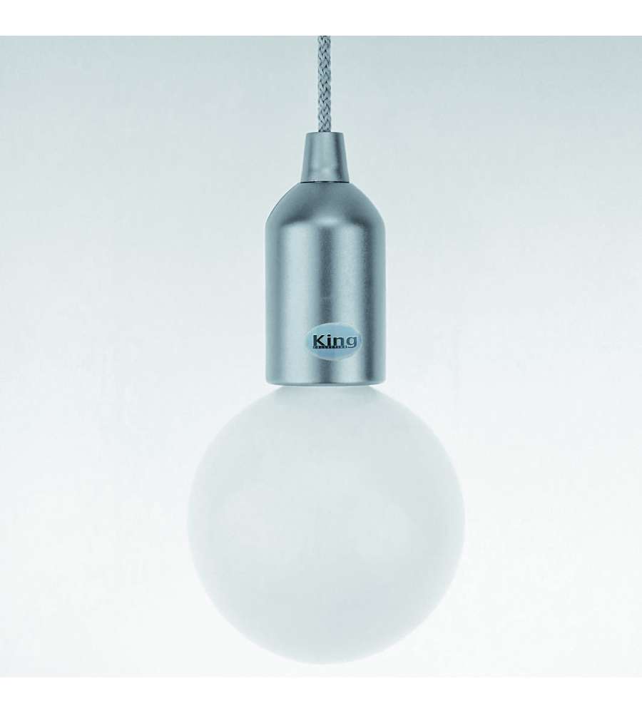 Lampada Led A Batteria Argento K Light