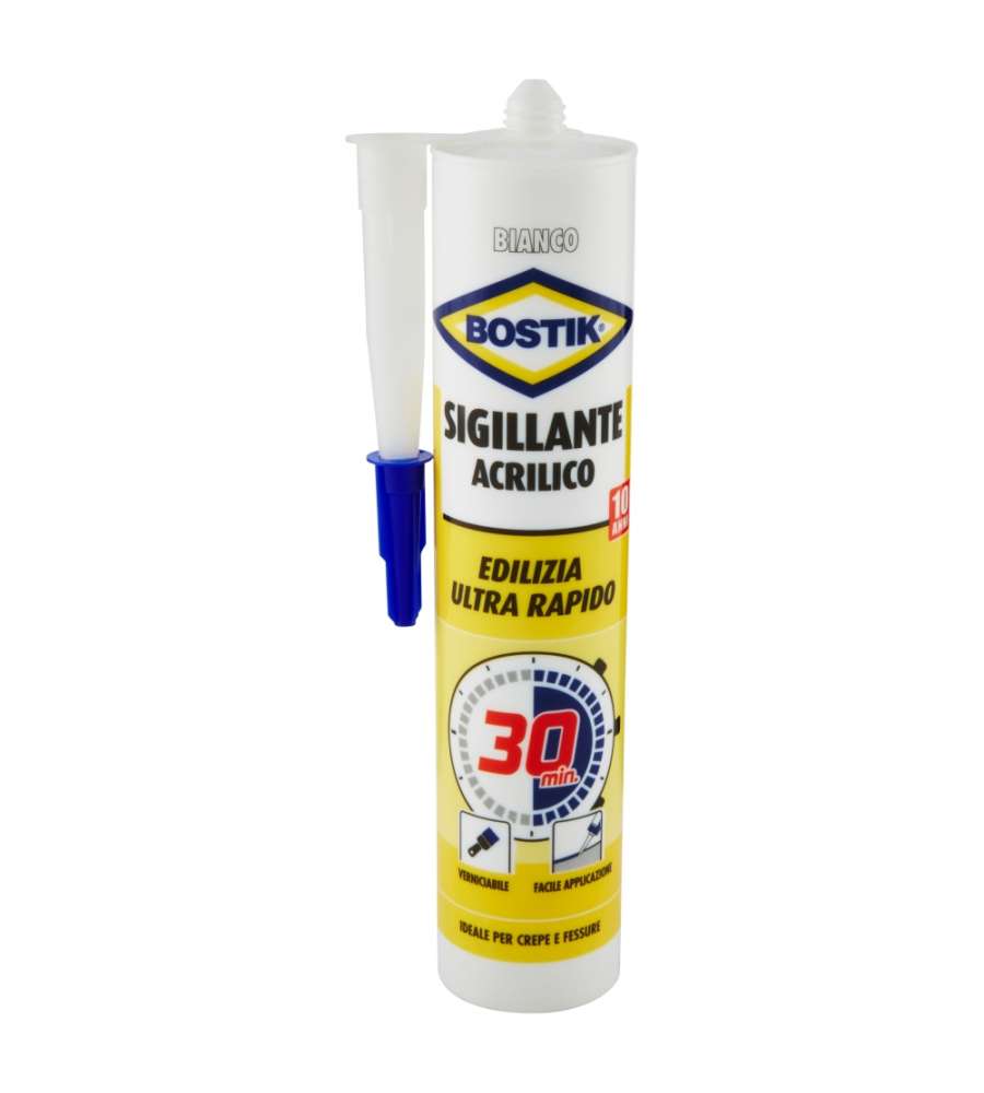 Bostik Sigillante Acrilico 30 Minuti Bianco 300 Ml