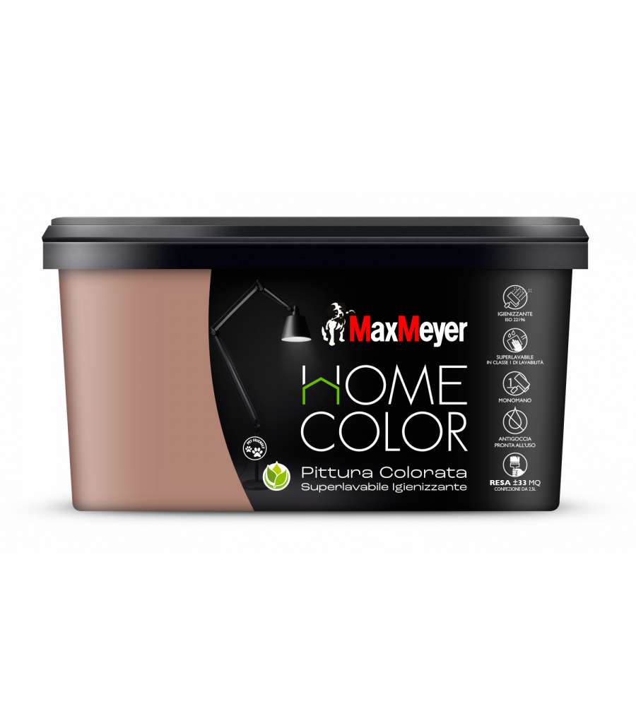 MaxMeyer Idropittura Superlavabile Cannella 2,5L Finitura Opaca