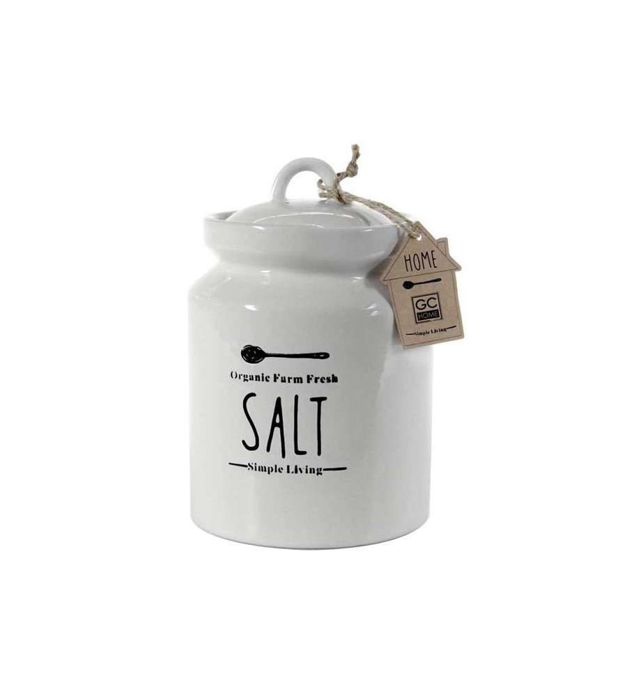 Barattolo Ceramica Sale Cm 12 H 17 Utilissimi