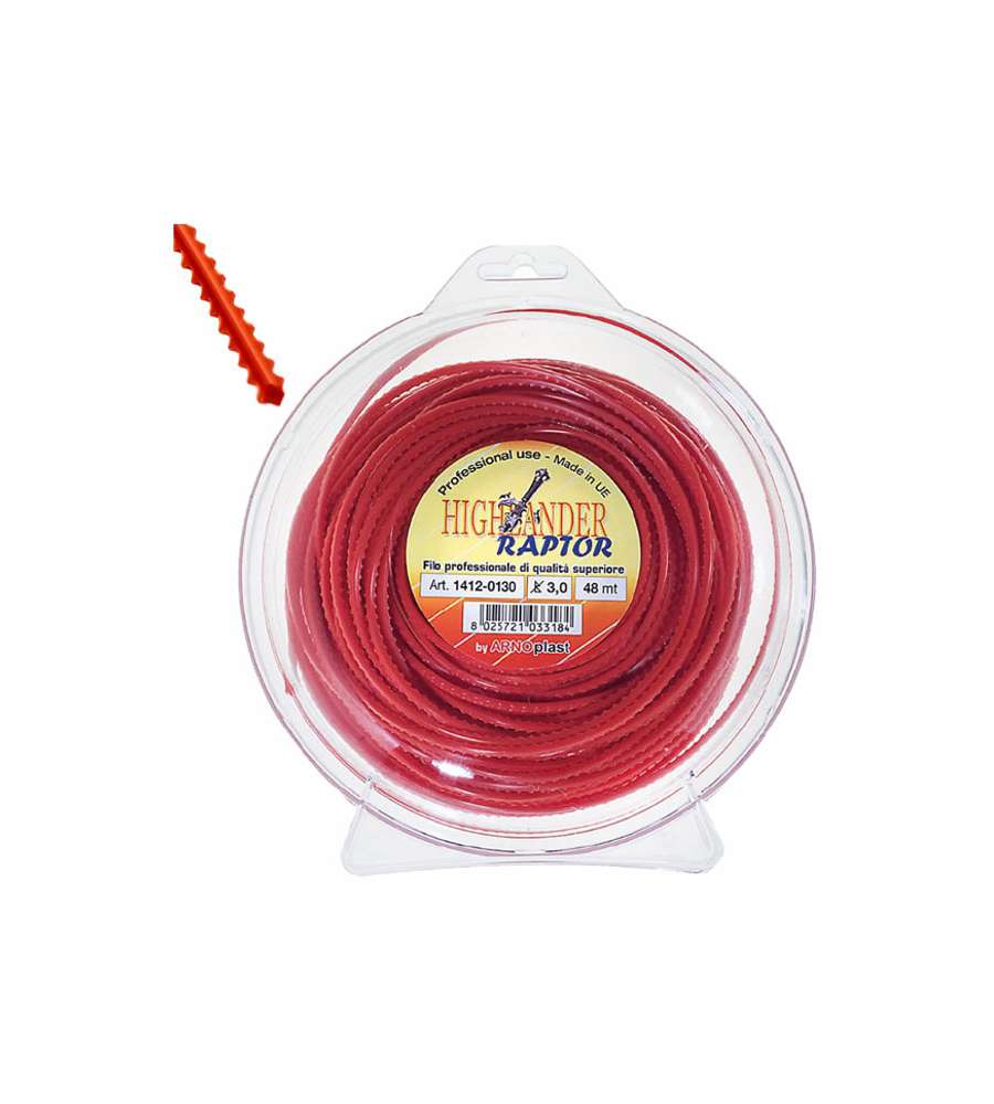 Filo Nylon Seghettato   Mm 3,0 M 24     Highlander