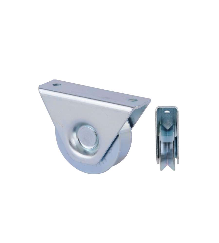 Ruota Cancelli Gola V  80 Supporto          325 Fc