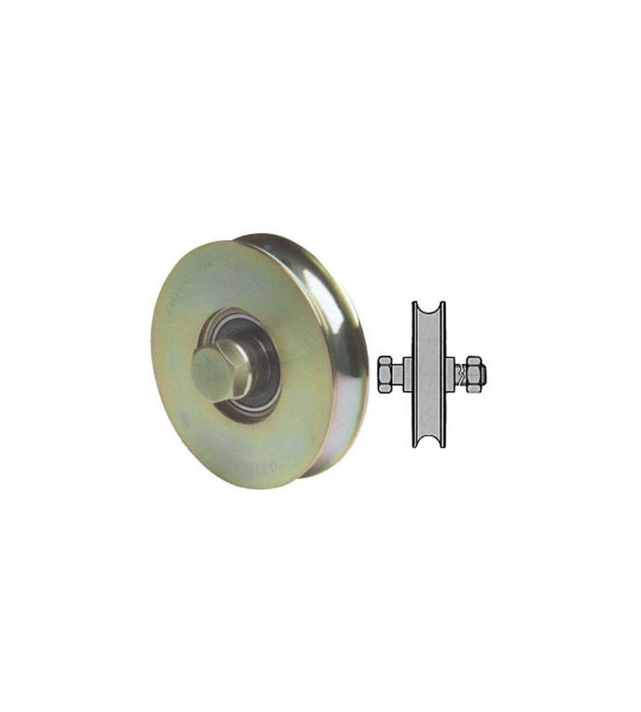 Ruota Cancelli Gola U 100                   310 Fc