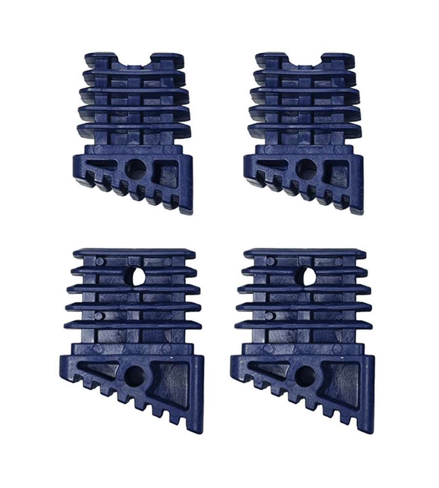 FACAL Kit Piedini Blu Antisdrucciolo per Scale ALFA 42x20 e 35x20 mm