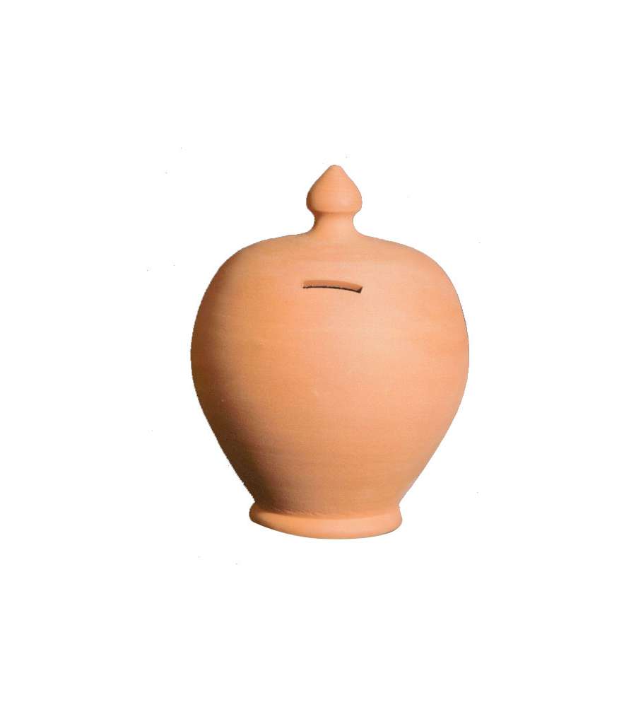 Salvadanaio Terracotta Tondo Cm 22 H 30 Coli'