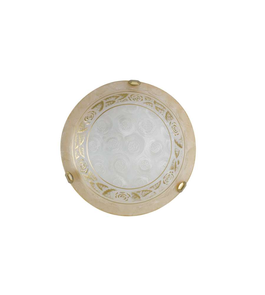 Plafoniera Rosy ambra 1xe27 30cm