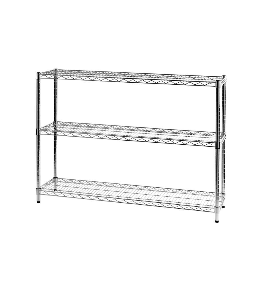 Scaffale 3 Ripiani Cm 36 X 121 X H. 90