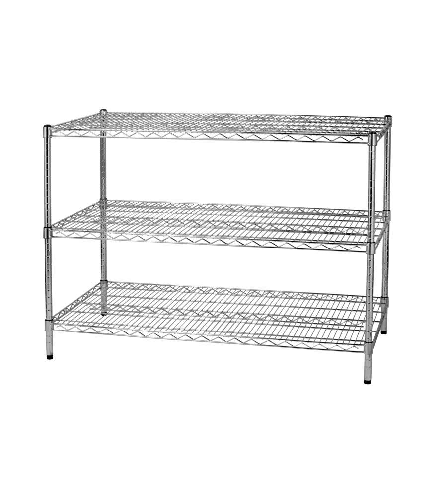 Scaffale 3 Ripiani Cm 61 X 121 X H. 90