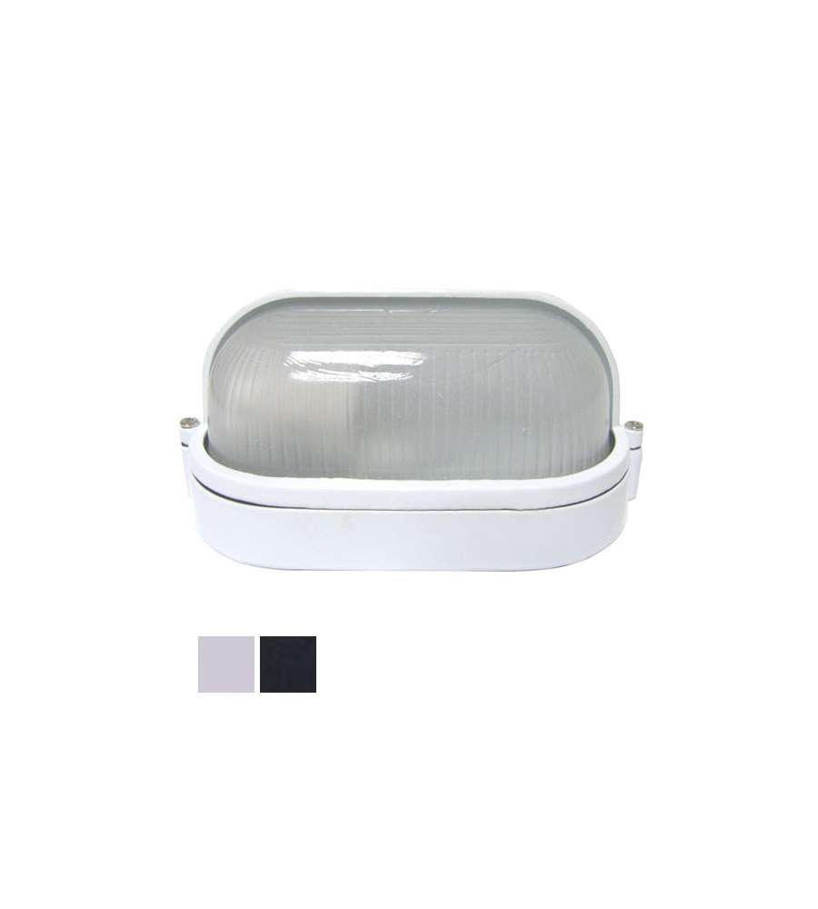 Plafoniera All Ovale Bianca Palpebra Syntesy 00480