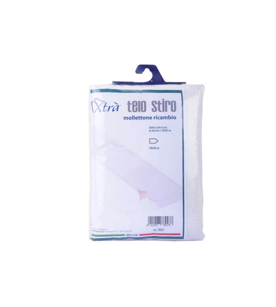 Telo Asse Stiro Mollettone Ricambio    140X45 Xtra