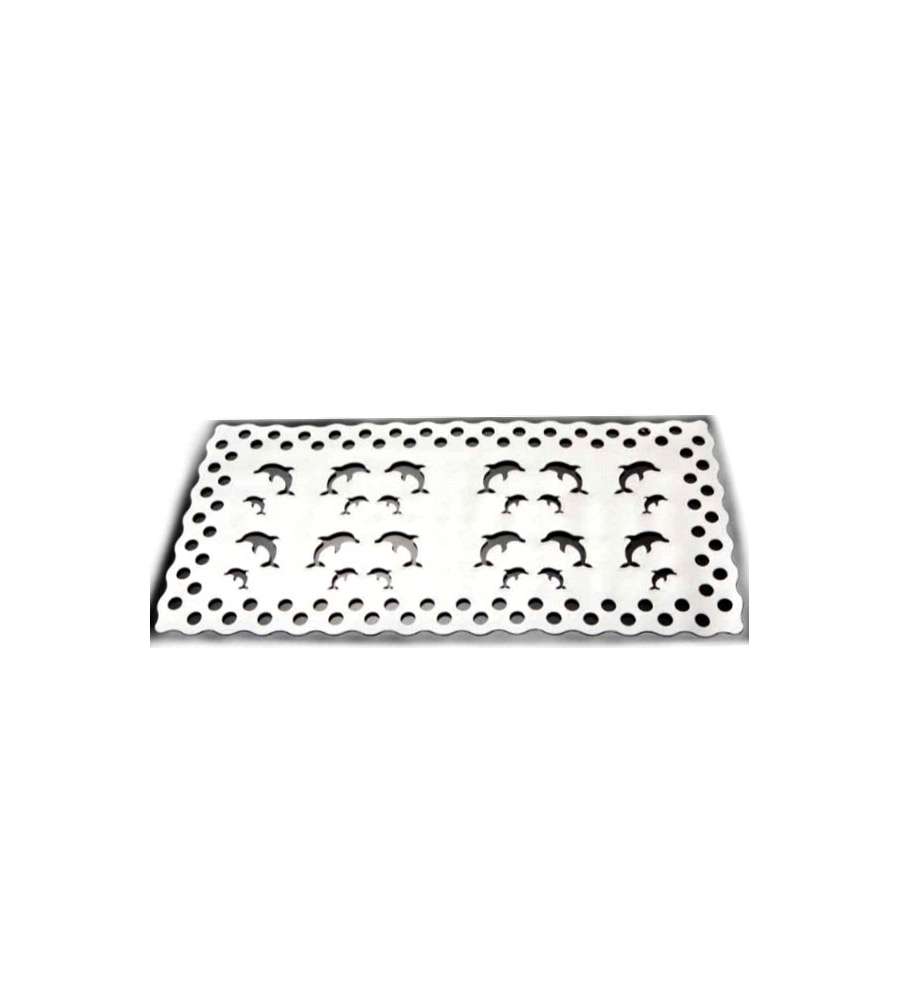 Tappeto Vasca Delfino Bianco Cm 72X36 Xtra 10518