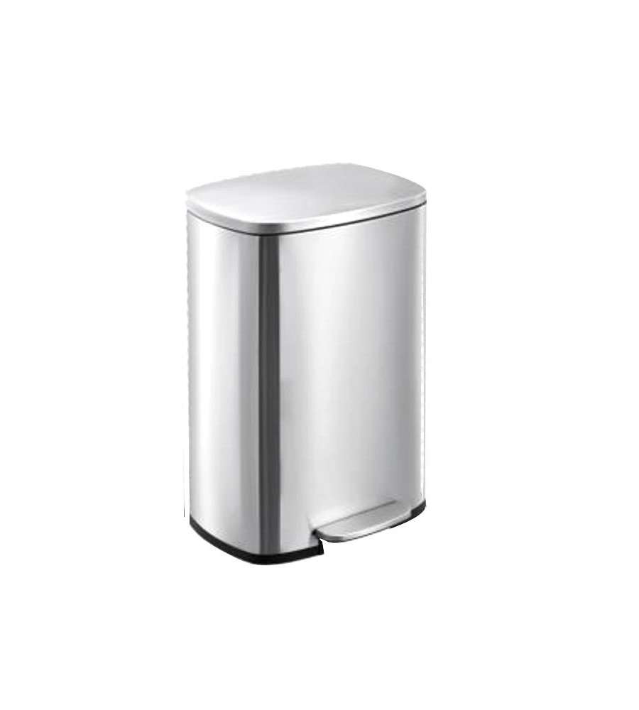 Pattumiera Pedale Inox L 50 Xtra 11540