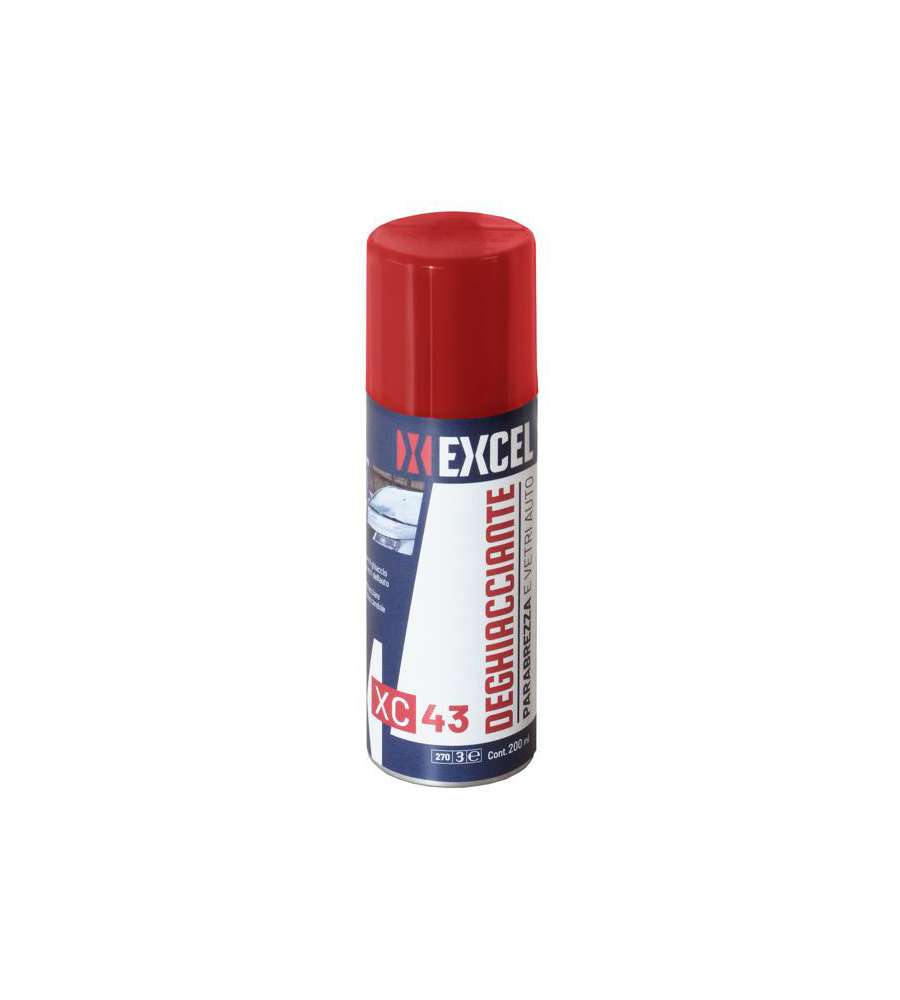 VMD 43 Deghiacciante Istantaneo Per Vetri E Serrature - 200 Ml, Nero, Non Intacca Plastiche