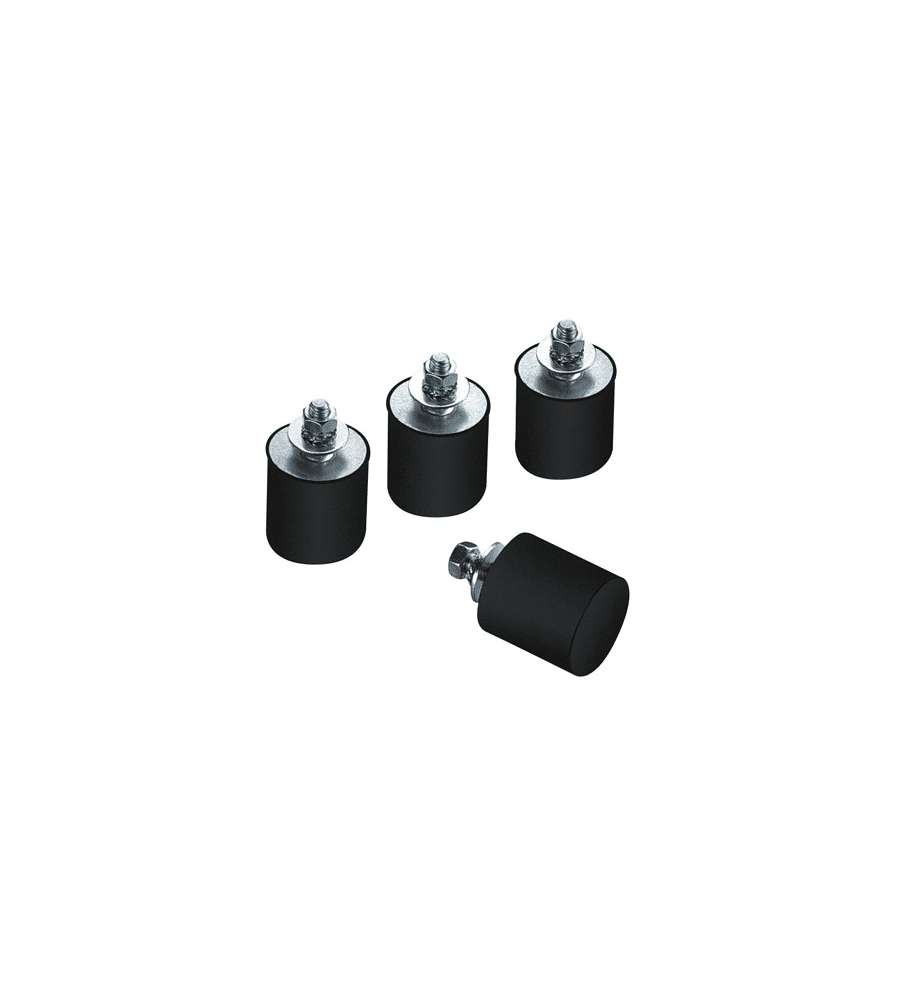 Dianclima Kit antivibranti a pavimento gomma naturale 40x40mm 4 pezzi